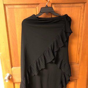 Monai Women's Long Strapless Black Dress Size Small in Great Shape!!